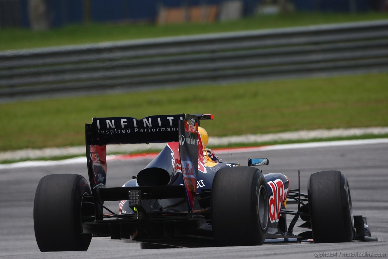 GP MALESIA, 09.04.2011- Prove Libere 3, Sabato, Sebastian Vettel (GER), Red Bull Racing, RB7 