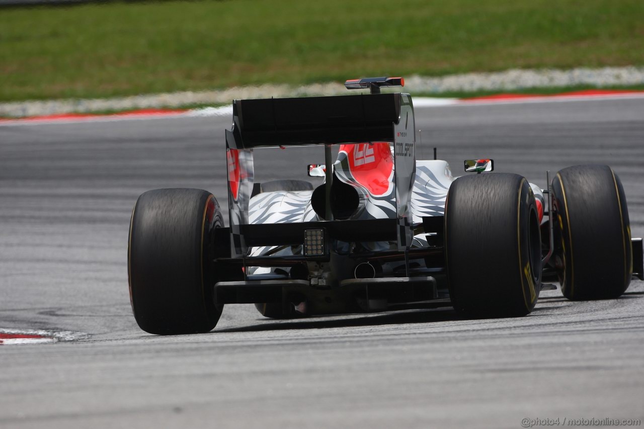 GP MALESIA, 09.04.2011- Prove Libere 3, Sabato, Narain Karthikeyan (IND), Hispania Racing F1 Team, HRT