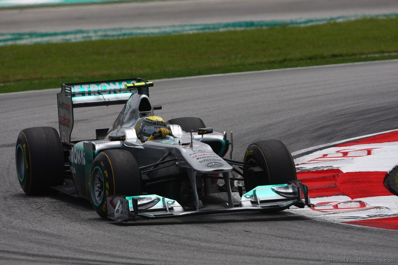 GP MALESIA, 09.04.2011- Prove Libere 3, Sabato, Nico Rosberg (GER), Mercedes GP Petronas F1 Team, MGP W02 