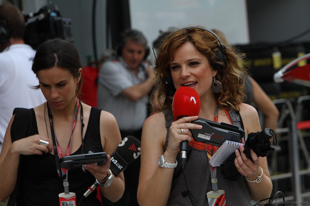 GP MALESIA, 09.04.2011- Prove Libere 3, Sabato, Maria Jose Berbagall (ESP) Canal 9 Spanish TV