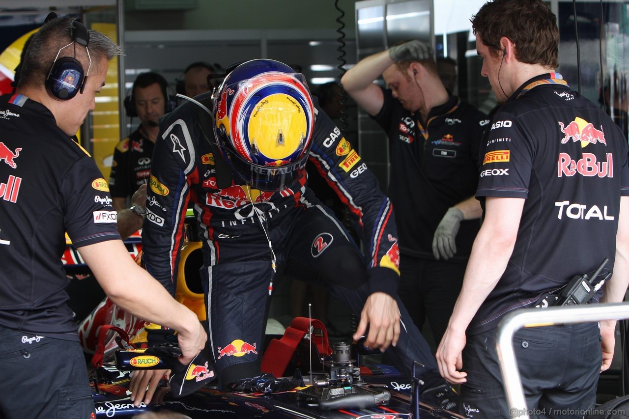 GP MALESIA, 09.04.2011- Prove Libere 3, Sabato, Mark Webber (AUS), Red Bull Racing, RB7 