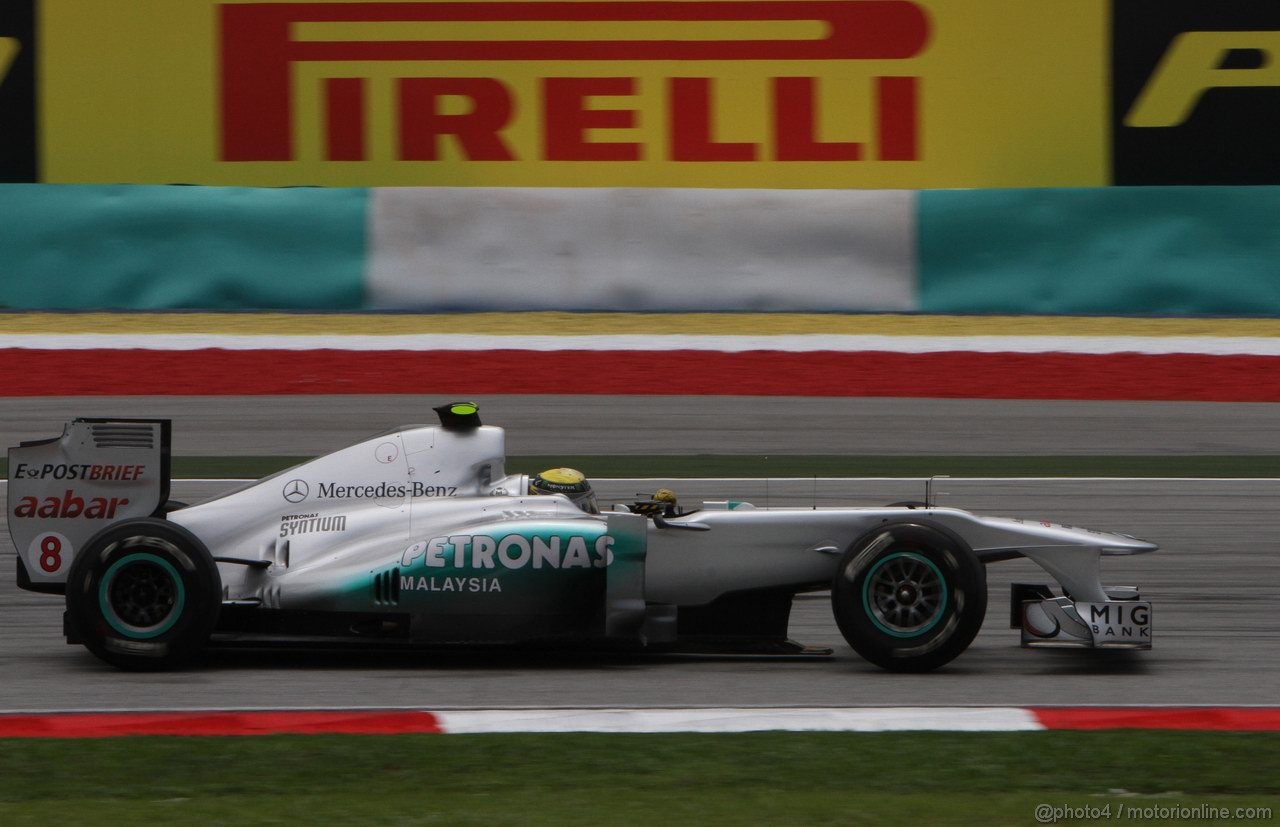 GP MALESIA, 09.04.2011- Prove Libere 3, Sabato, Nico Rosberg (GER), Mercedes GP Petronas F1 Team, MGP W02 