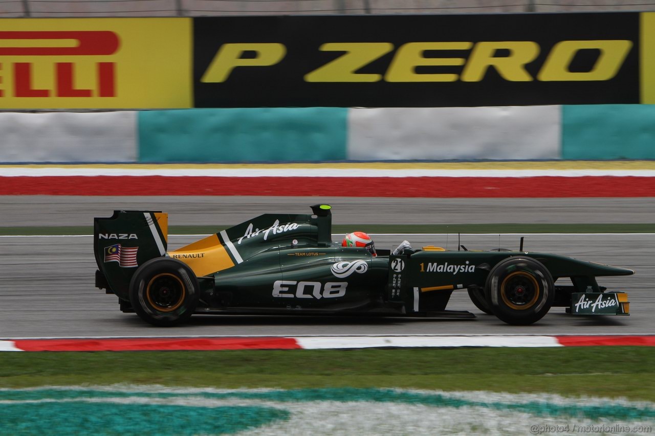 GP MALESIA, 09.04.2011- Prove Libere 3, Sabato, Jarno Trulli (ITA), Team Lotus, TL11