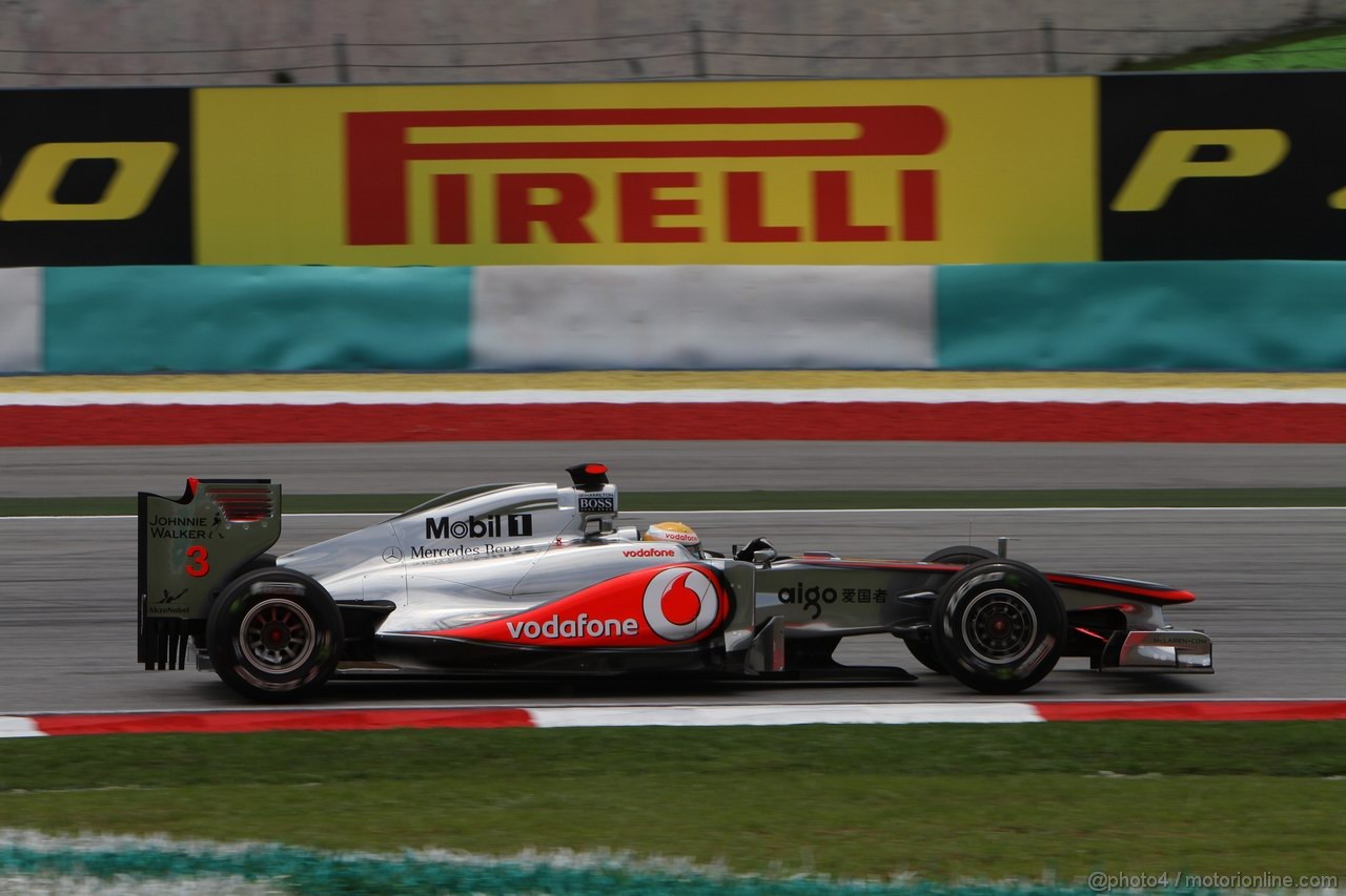 GP MALESIA, 09.04.2011- Prove Libere 3, Sabato, Lewis Hamilton (GBR), McLaren  Mercedes, MP4-26 