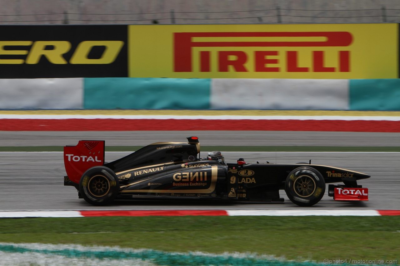 GP MALESIA, 09.04.2011- Prove Libere 3, Sabato, Nick Heidfeld (GER) Lotus Renault GP R31  