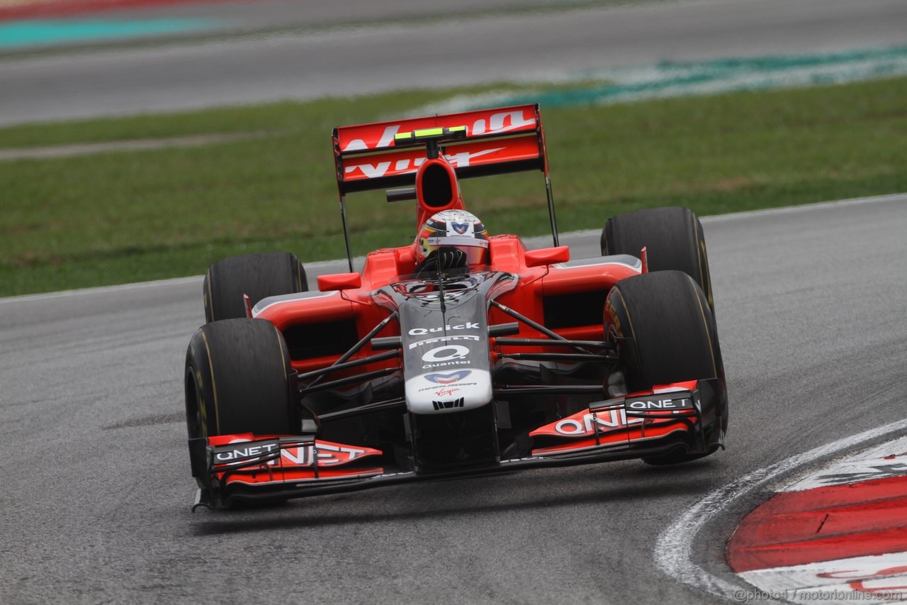 GP MALESIA, 09.04.2011- Prove Libere 3, Sabato, Jerome D'Ambrosio (BEL), Marussia Virgin Racing VR-02