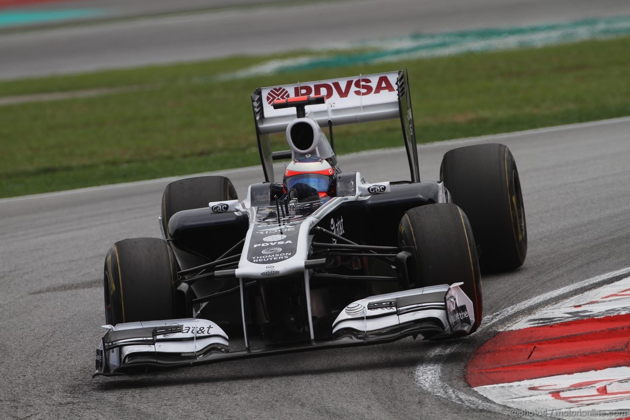 GP MALESIA, 09.04.2011- Prove Libere 3, Sabato, Rubens Barrichello (BRA), Williams FW33 