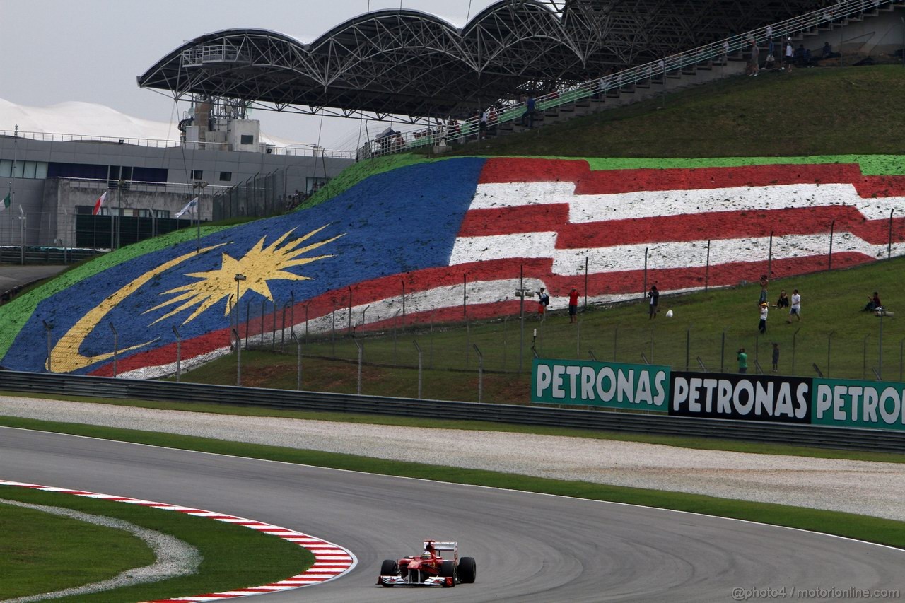 GP MALESIA, 09.04.2011- Qualifiche, Fernando Alonso (ESP), Ferrari, F-150 Italia