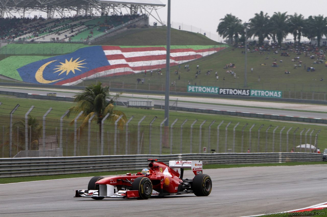 GP MALESIA, 09.04.2011- Qualifiche, Fernando Alonso (ESP), Ferrari, F-150 Italia 