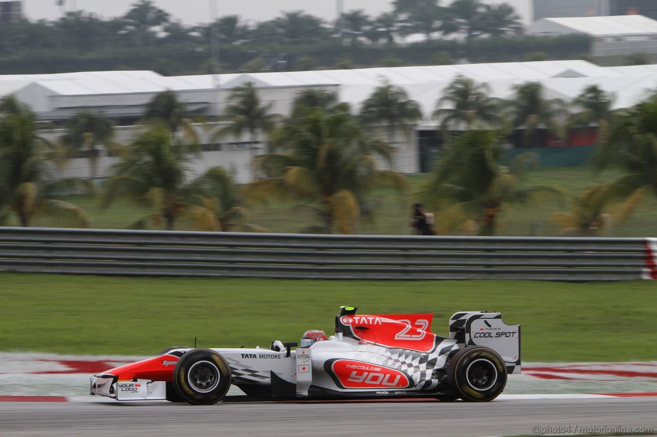 GP MALESIA, 09.04.2011- Qualifiche, Vitantonio Liuzzi (ITA), Hispania Racing F1 Team, HRT  