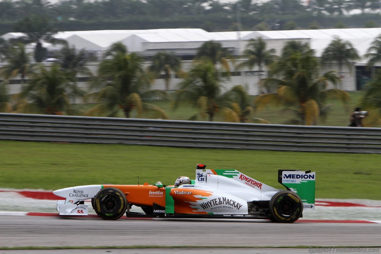 GP MALESIA, 09.04.2011- Qualifiche, Adrian Sutil (GER), Force India F1 Team, VJM04 