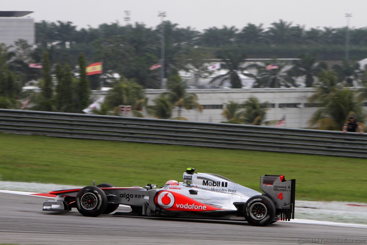 GP MALESIA, 09.04.2011- Qualifiche,Jenson Button (GBR), McLaren Mercedes, MP4-26