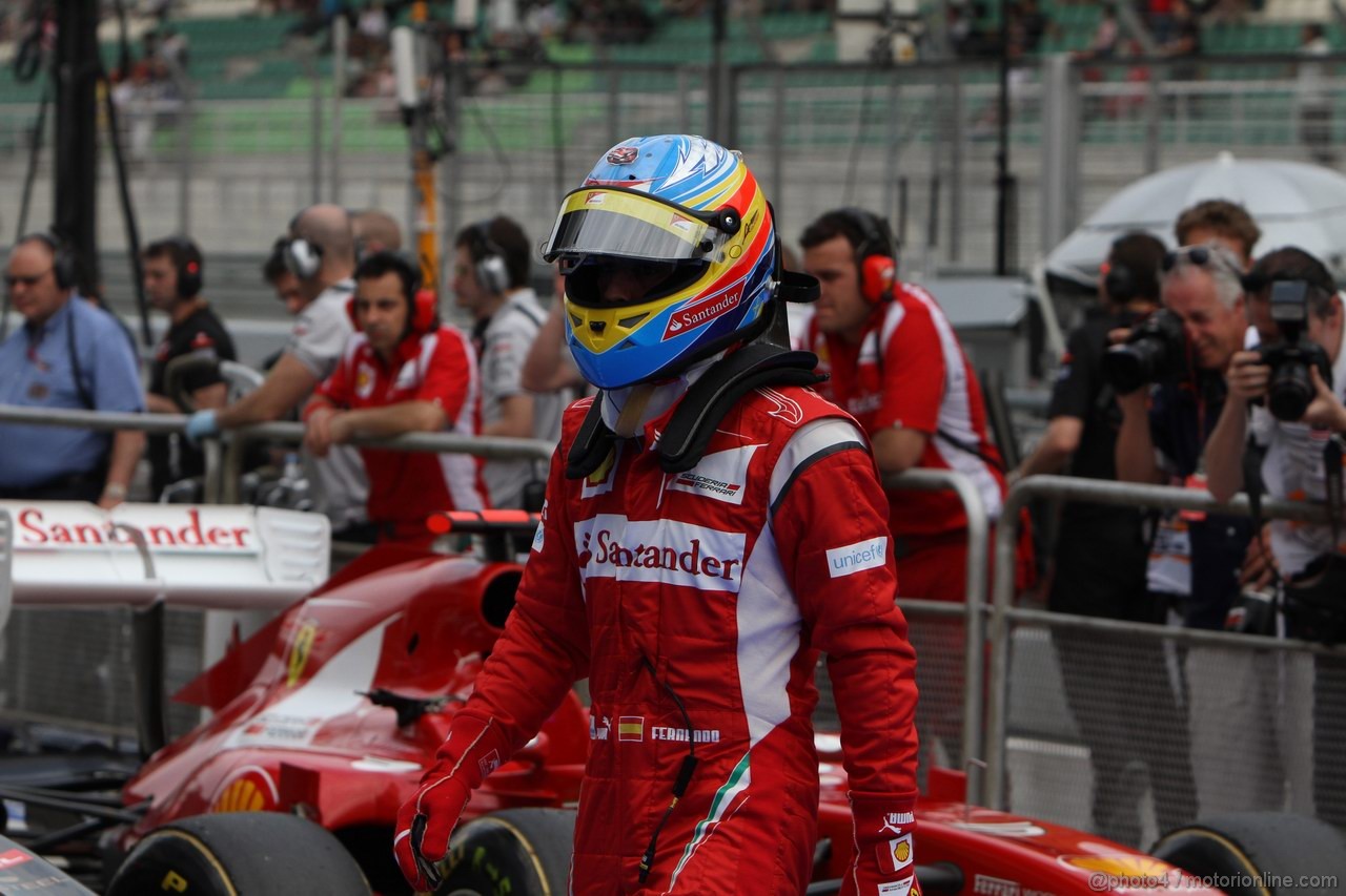 GP MALESIA, 09.04.2011- Qualifiche, Fernando Alonso (ESP), Ferrari, F-150 Italia