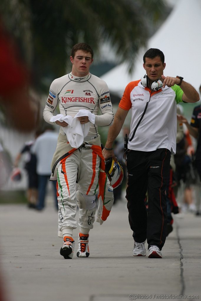 GP MALESIA, 09.04.2011- Qualifiche, Paul di Resta (GBR) Force India VJM04 