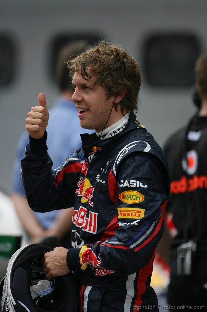 GP MALESIA, 09.04.2011- Qualifiche, Sebastian Vettel (GER), Red Bull Racing, RB7 pole position