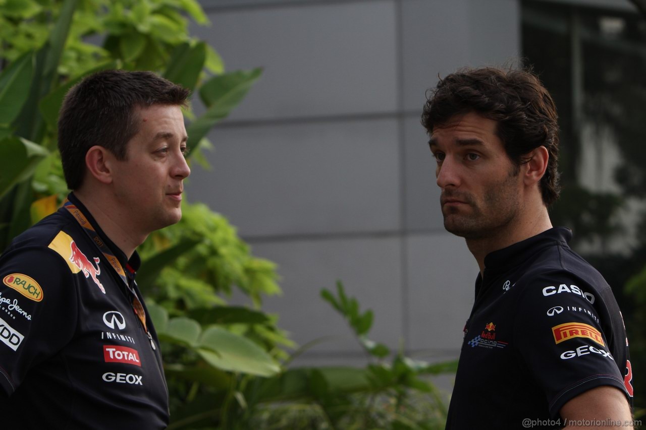 GP MALESIA, 09.04.2011- Mark Webber (AUS), Red Bull Racing, RB7 