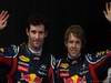 GP MALESIA, 09.04.2011- Qualifiche, Sebastian Vettel (GER), Red Bull Racing, RB7 pole position e Mark Webber (AUS), Red Bull Racing, RB7 terzo 