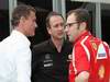 GP MALESIA, 09.04.2011- David Coulthard (GBR) e Stefano Domenicali (ITA), Head of the Gestione Sportiva 