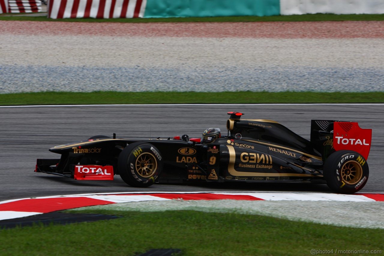 GP MALESIA, 08.04.2011- Prove Libere 1, Venerdi', Nick Heidfeld (GER) Lotus Renault GP R31