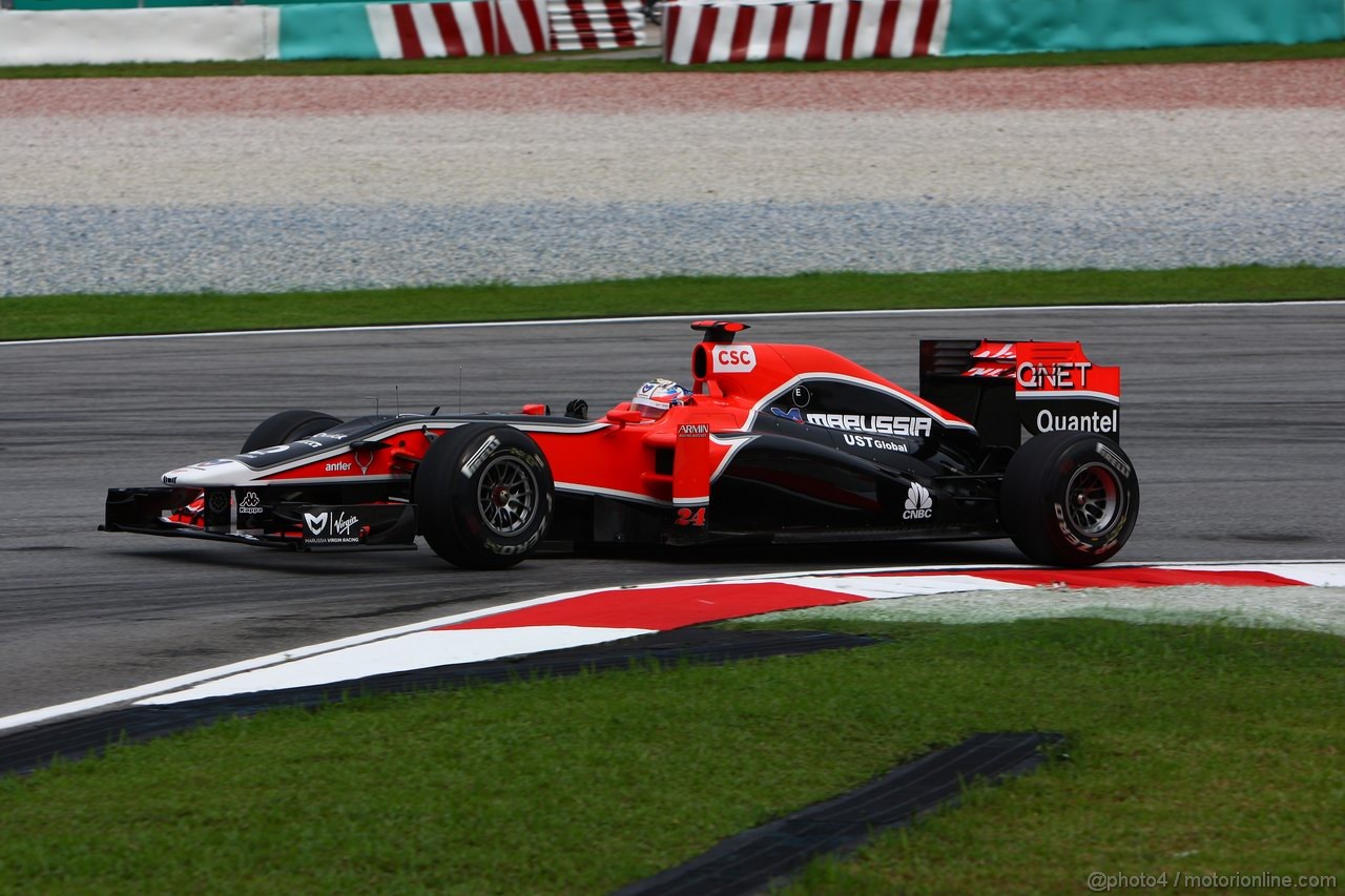 GP MALESIA, 08.04.2011- Prove Libere 1, Venerdi', Timo Glock (GER), Marussia Virgin Racing VR-02
