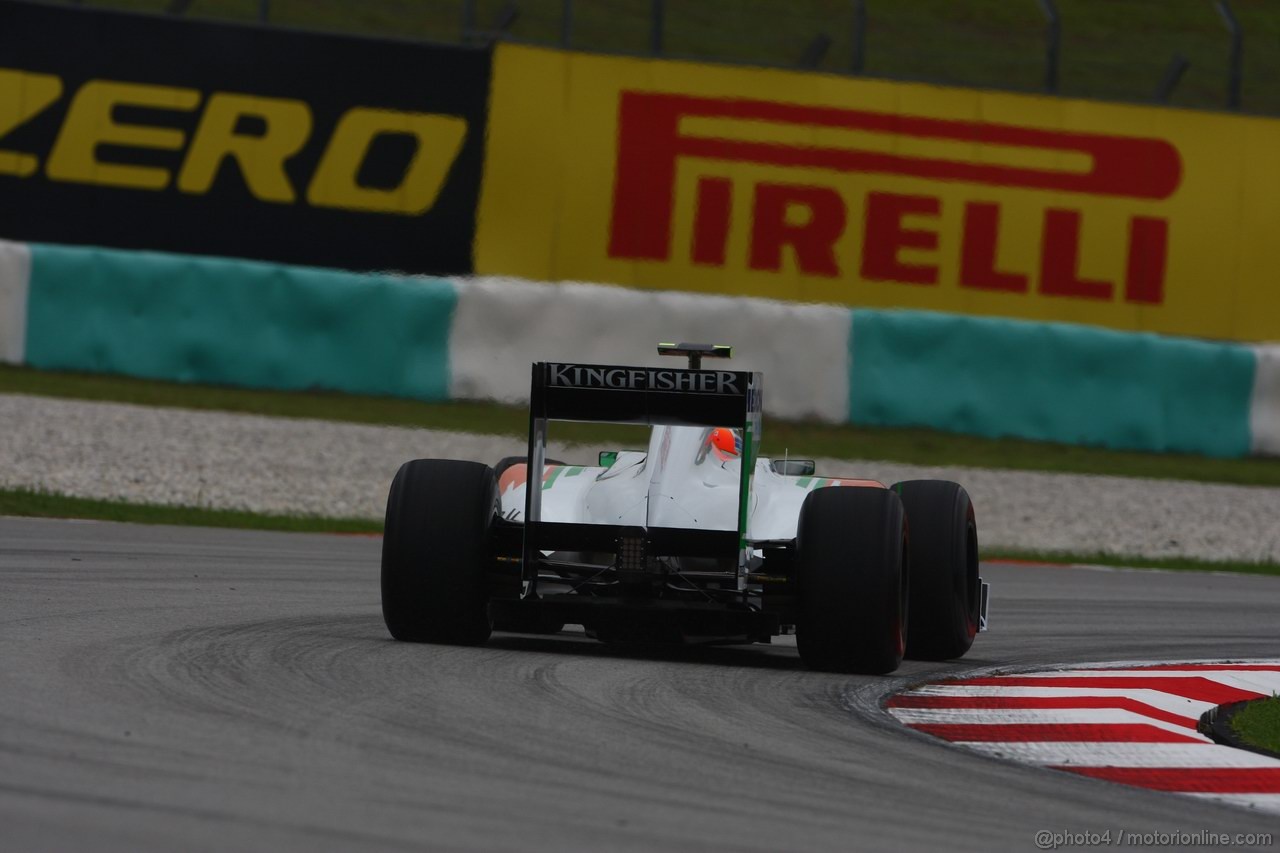 GP MALESIA, 08.04.2011- Prove Libere 1, Venerdi', Paul di Resta (GBR) Force India VJM04