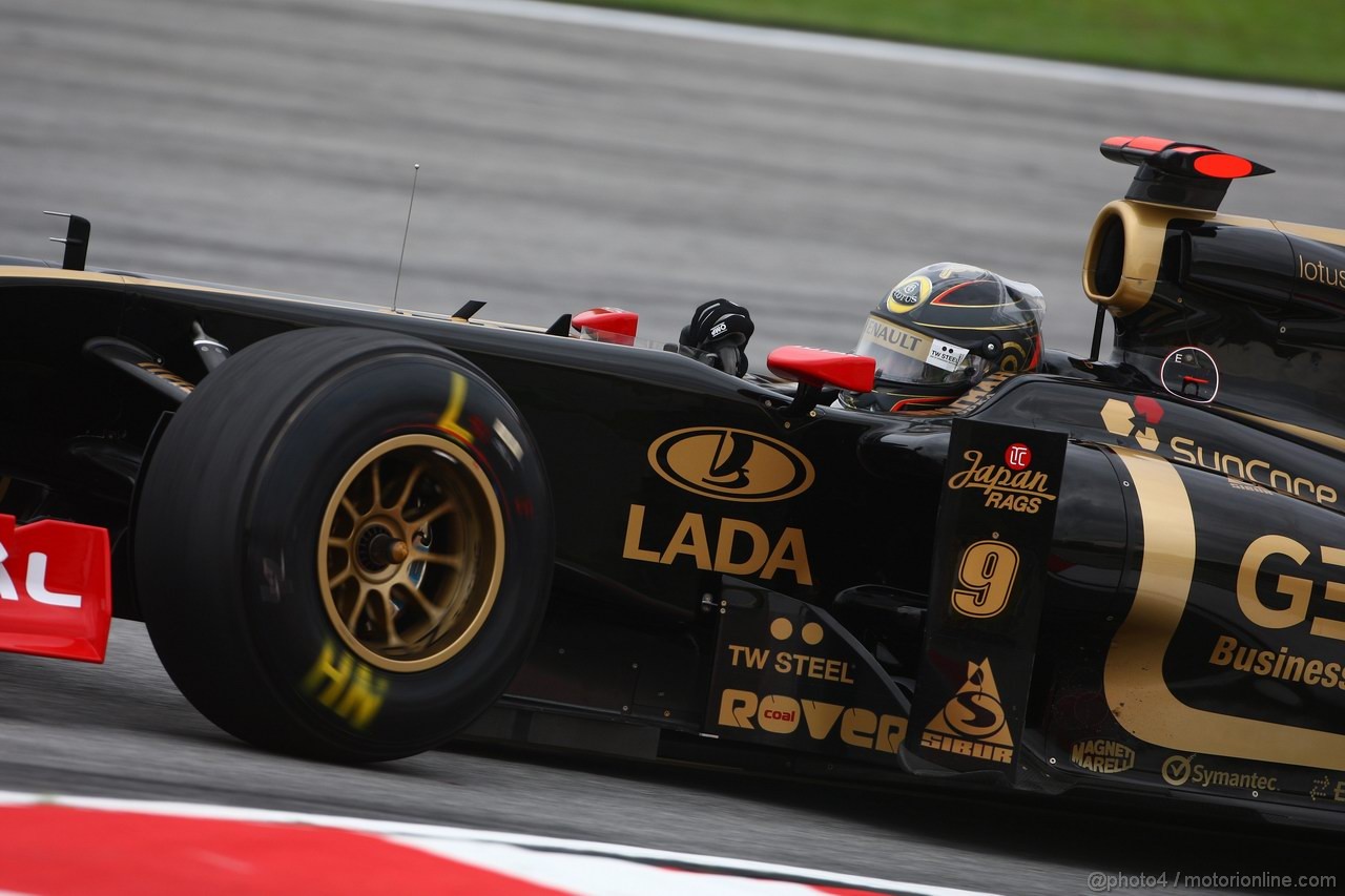 GP MALESIA, 08.04.2011- Prove Libere 1, Venerdi', Nick Heidfeld (GER) Lotus Renault GP R31