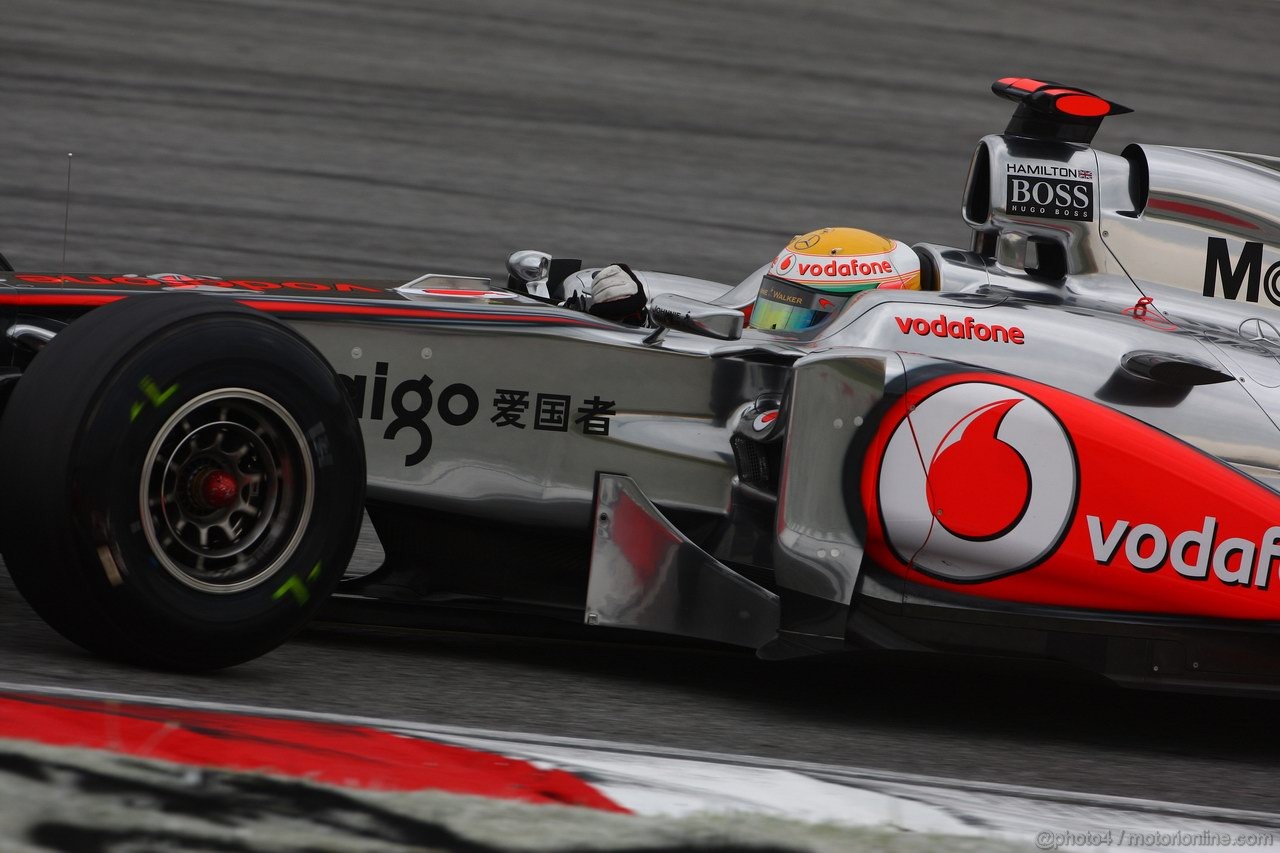 GP MALESIA, 08.04.2011- Prove Libere 1, Venerdi', Lewis Hamilton (GBR), McLaren Mercedes, MP4-26