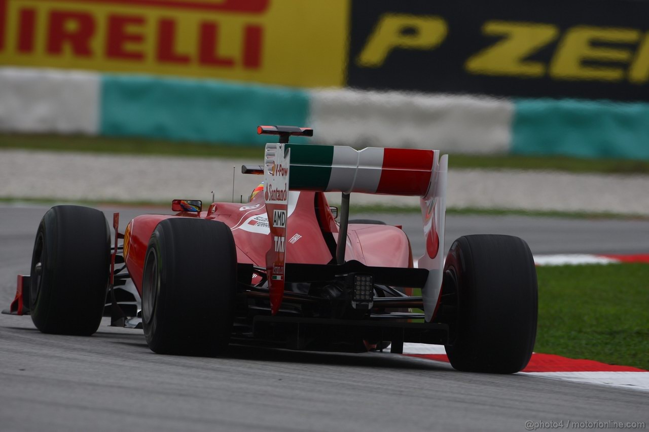 GP MALESIA, 08.04.2011- Prove Libere 1, Venerdi', Fernando Alonso (ESP), Ferrari, F-150 Italia