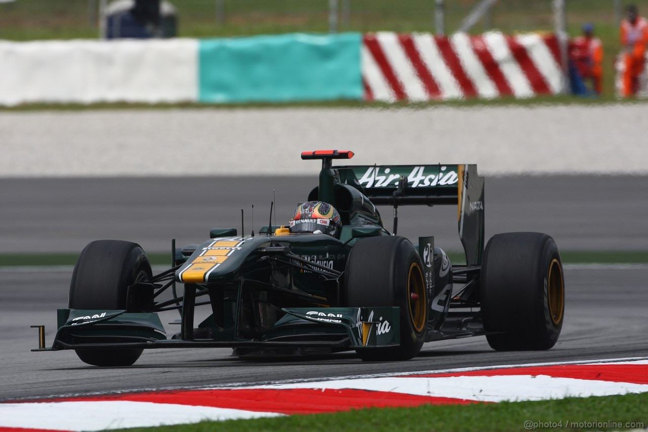 GP MALESIA, 08.04.2011- Prove Libere 1, Venerdi', Davide Valsecchi (ITA), Test Driver, Team Lotus, TL11
