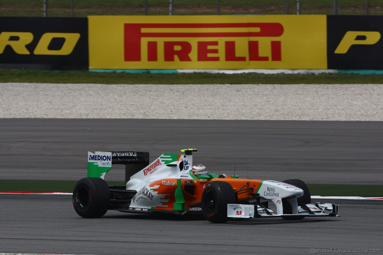GP MALESIA, 08.04.2011- Prove Libere 1, Venerdi', Vitantonio Liuzzi (ITA), Hispania Racing F1 Team, HRT  