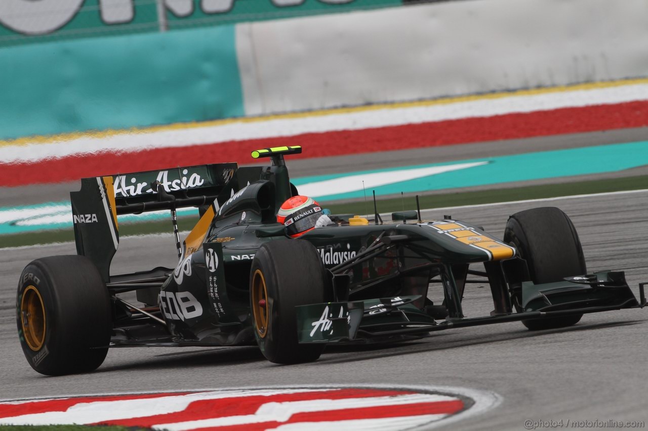 GP MALESIA, 08.04.2011- Prove Libere 1, Venerdi', Jarno Trulli (ITA), Team Lotus, TL11