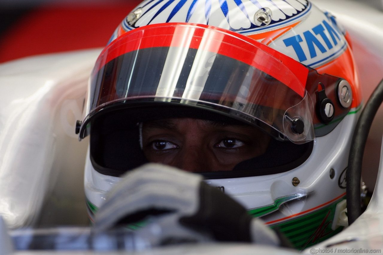 GP MALESIA, 08.04.2011- Prove Libere 1, Venerdi', Narain Karthikeyan (IND), Hispania Racing F1 Team, HRT 