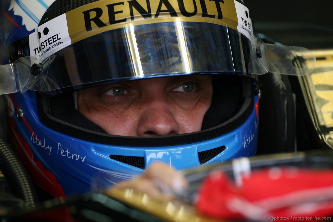 GP MALESIA, 08.04.2011- Prove Libere 1, Venerdi', Vitaly Petrov (RUS), Lotus Renault GP, R31 