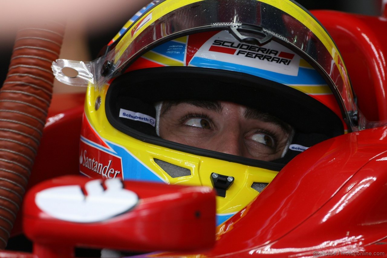 GP MALESIA, 08.04.2011- Prove Libere 1, Venerdi', Fernando Alonso (ESP), Ferrari, F-150 Italia