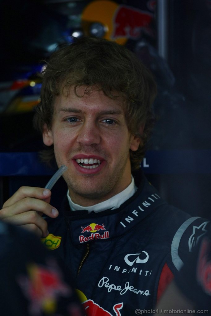 GP MALESIA, 08.04.2011- Prove Libere 1, Venerdi', Sebastian Vettel (GER), Red Bull Racing, RB7 