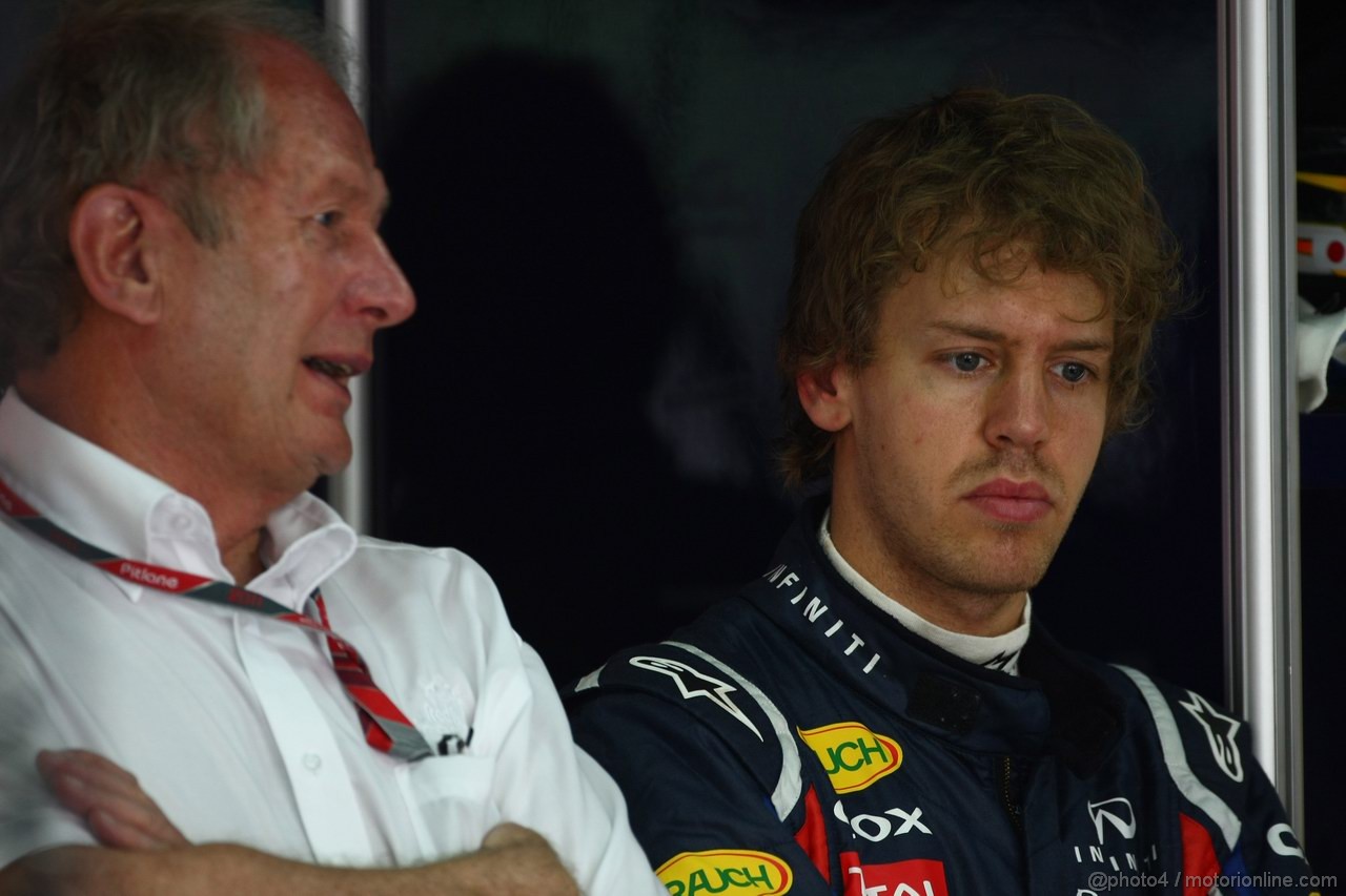 GP MALESIA, 08.04.2011- Prove Libere 1, Venerdi', Sebastian Vettel (GER), Red Bull Racing, RB7