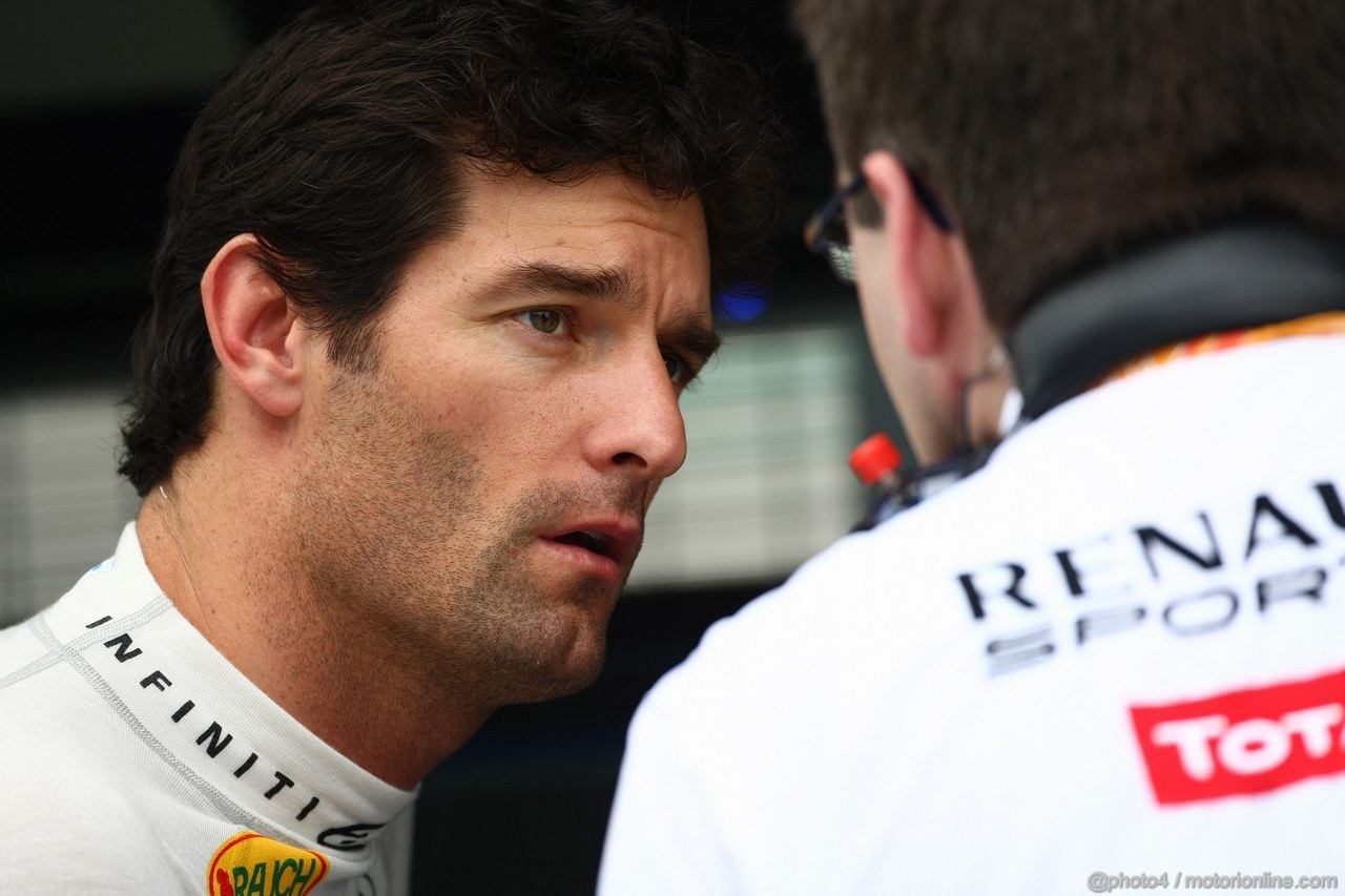 GP MALESIA, 08.04.2011- Prove Libere 1, Venerdi', Mark Webber (AUS), Red Bull Racing, RB7