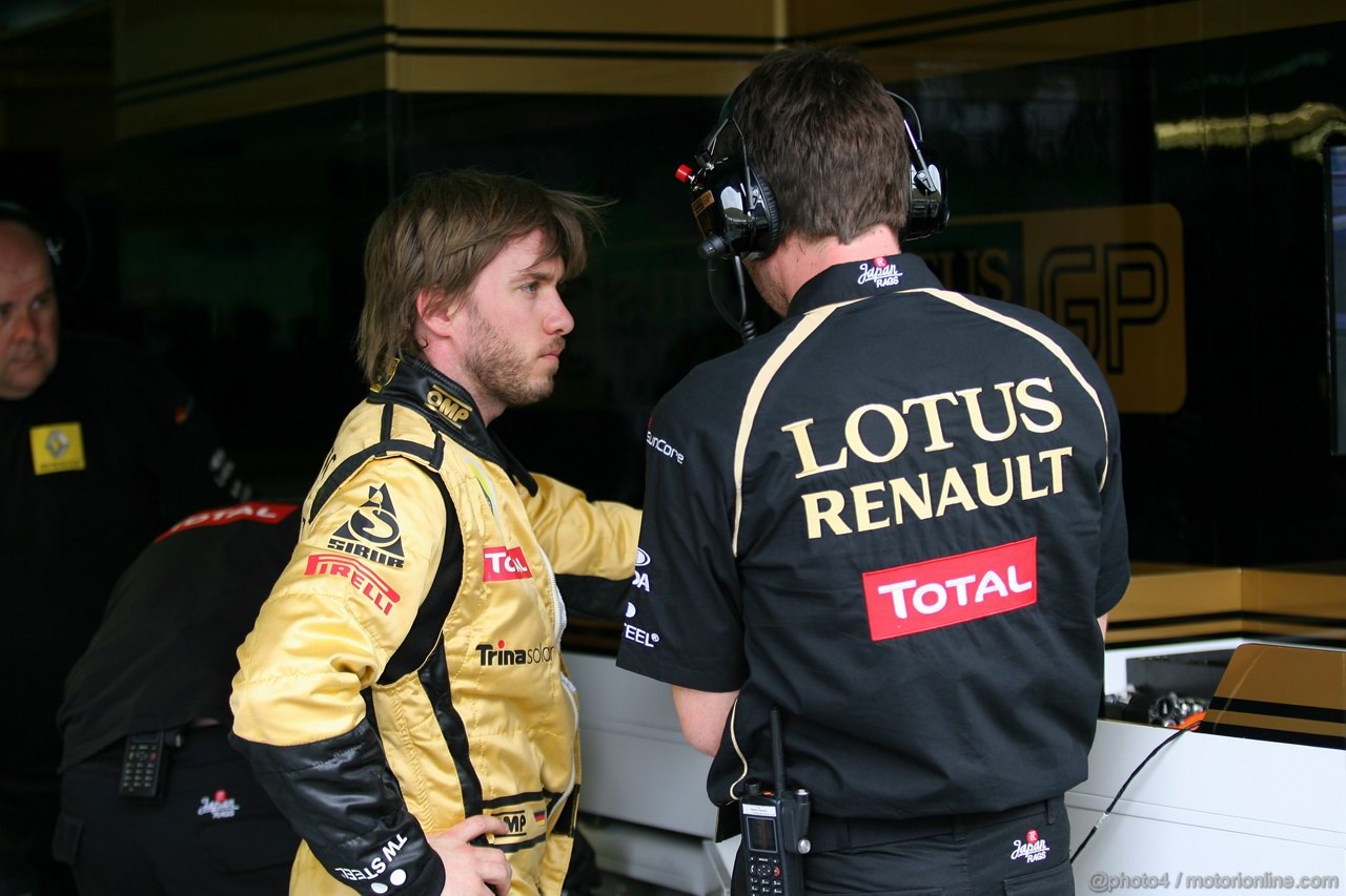 GP MALESIA, 08.04.2011- Prove Libere 1, Venerdi', Nick Heidfeld (GER) Lotus Renault GP R31  
