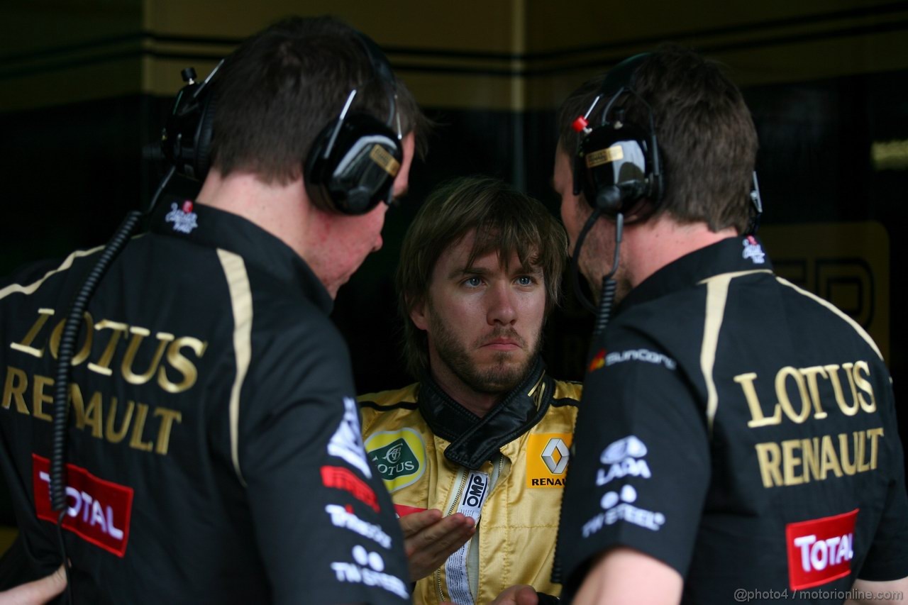 GP MALESIA, 08.04.2011- Prove Libere 1, Venerdi', Nick Heidfeld (GER) Lotus Renault GP R31  