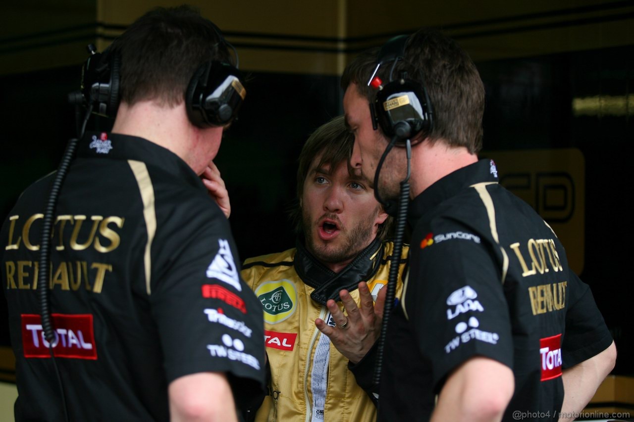 GP MALESIA, 08.04.2011- Prove Libere 1, Venerdi', Nick Heidfeld (GER) Lotus Renault GP R31