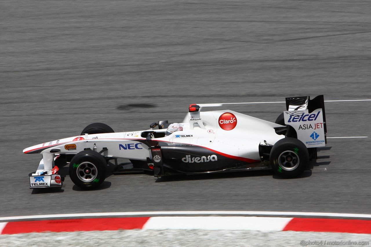 GP MALESIA, 08.04.2011- Prove Libere 2, Venerdi', Kamui Kobayashi (JAP), Sauber F1 Team C30 