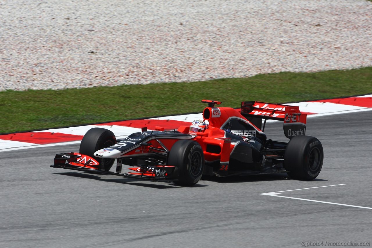 GP MALESIA, 08.04.2011- Prove Libere 2, Venerdi', Timo Glock (GER), Marussia Virgin Racing VR-02