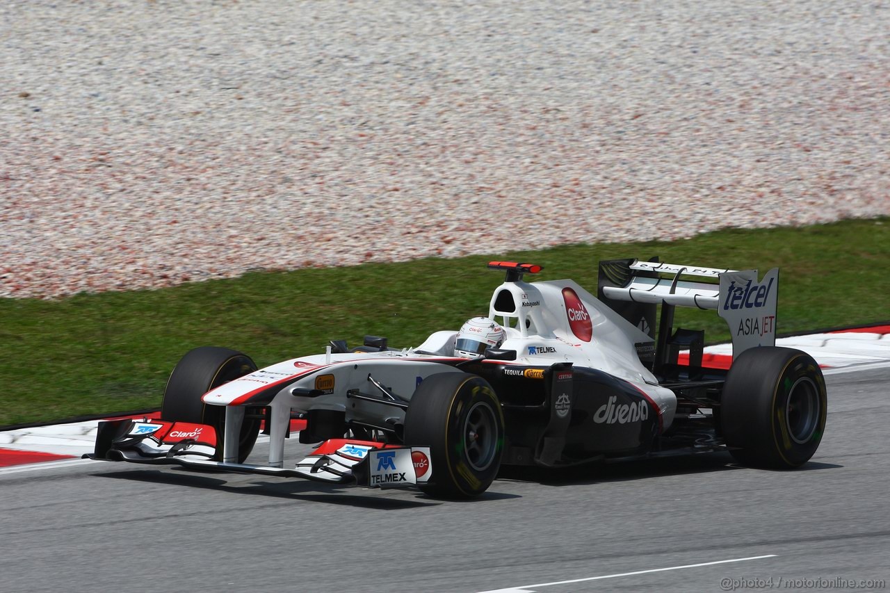 GP MALESIA, 08.04.2011- Prove Libere 2, Venerdi', Heikki Kovalainen (FIN), Team Lotus, TL11 