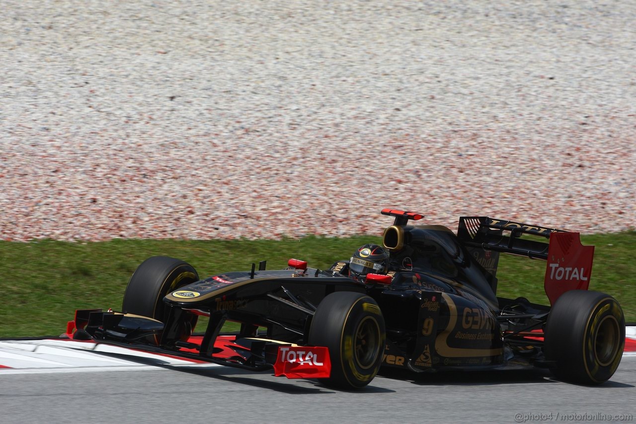 GP MALESIA, 08.04.2011- Prove Libere 2, Venerdi', Nick Heidfeld (GER) Lotus Renault GP R31  