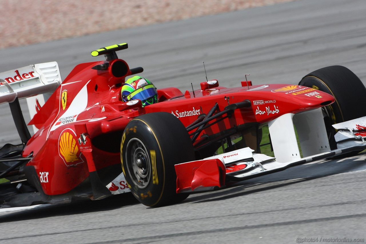 GP MALESIA, 08.04.2011- Prove Libere 2, Venerdi', Fernando Alonso (ESP), Ferrari, F-150 Italia 