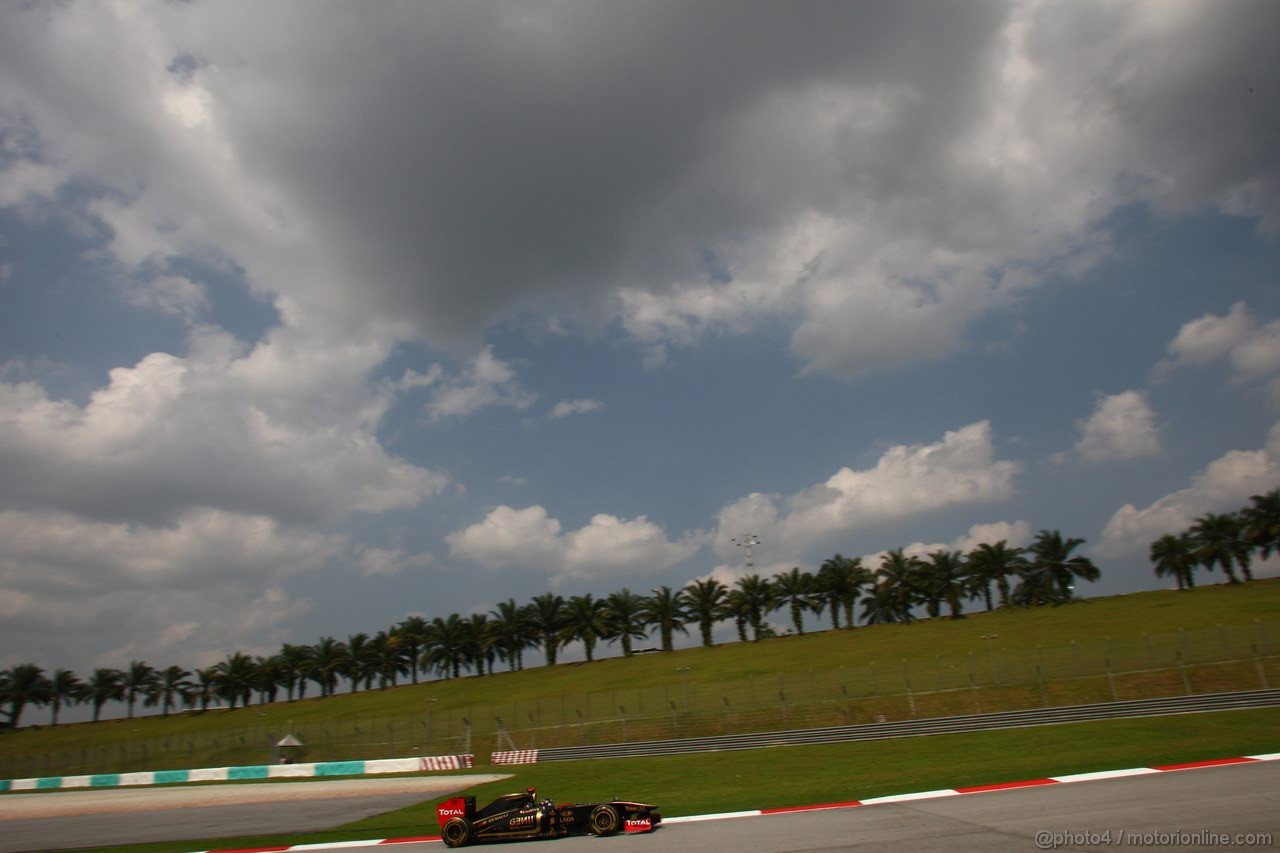GP MALESIA, 08.04.2011- Prove Libere 2, Venerdi', Nick Heidfeld (GER) Lotus Renault GP R31  
