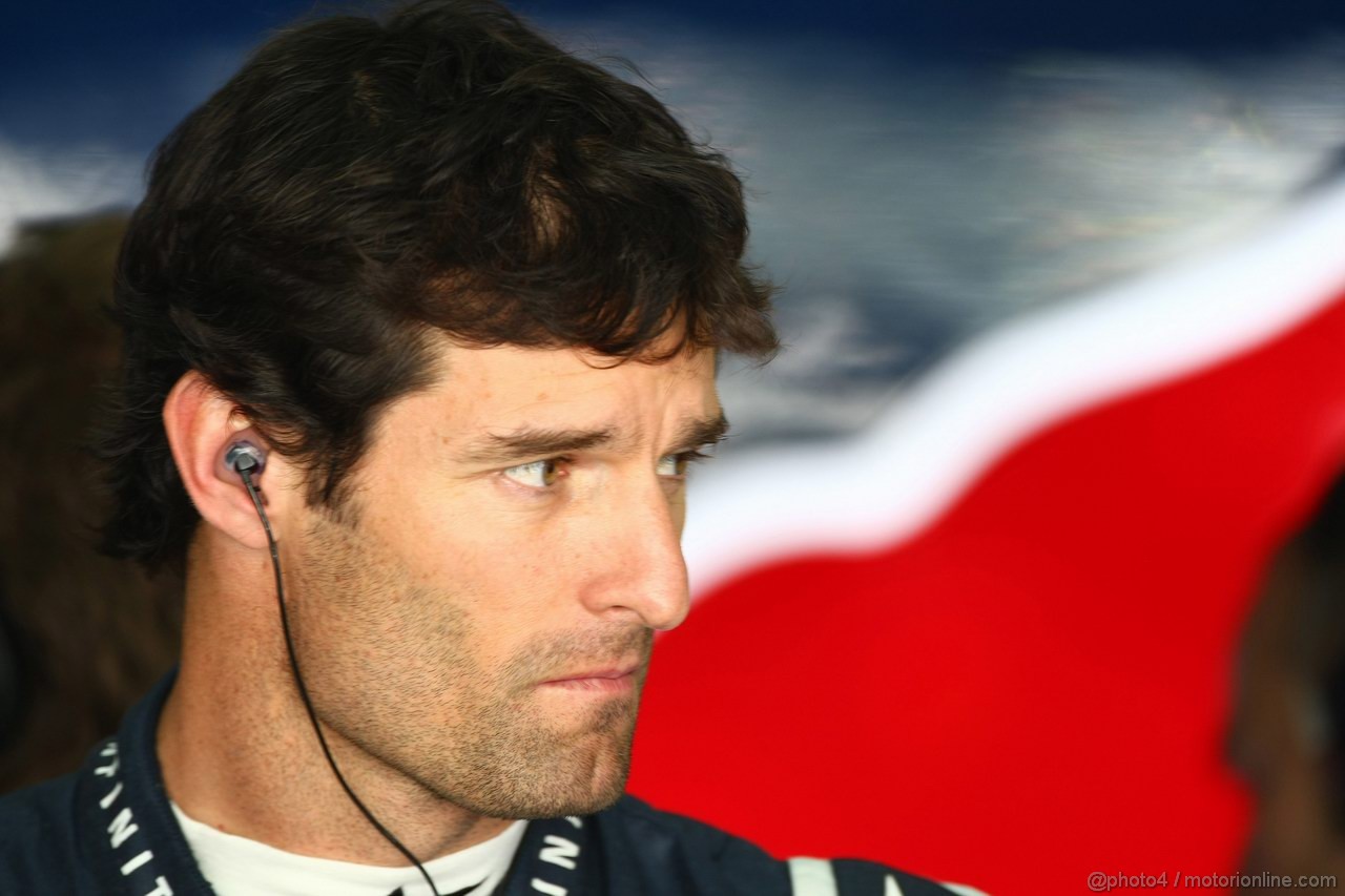 GP MALESIA, 08.04.2011- Prove Libere 2, Venerdi', Mark Webber (AUS), Red Bull Racing, RB7 