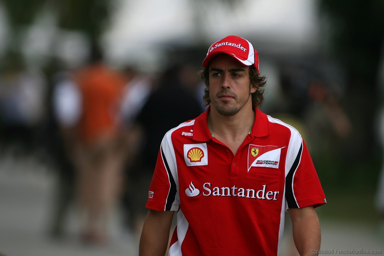 GP MALESIA, 08.04.2011- Fernando Alonso (ESP), Ferrari, F-150 Italia