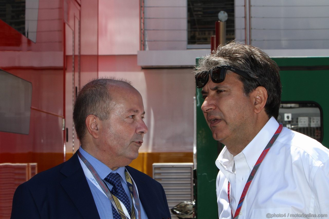 GP MONACO, 29.05.2011- Enrico Gelpi, President ACI Italia e Pasquale Lattuneddu (ITA), FOM 