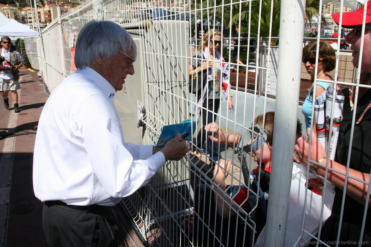 GP MONACO, 29.05.2011- Bernie Ecclestone (GBR), President e CEO of Formula One Management  